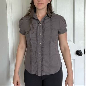 Business Casual Feminine Button-down Blouse - Small